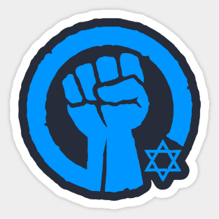 I stand with Israel - Solidarity Fist Sticker